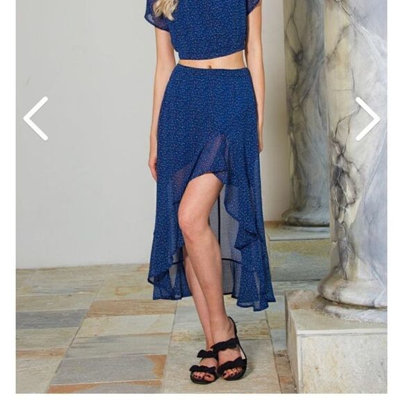 EMMER & OAT polka dot midi Skirt size medium NWT - Picture 2 of 8